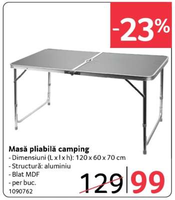 Masă pliabilă camping