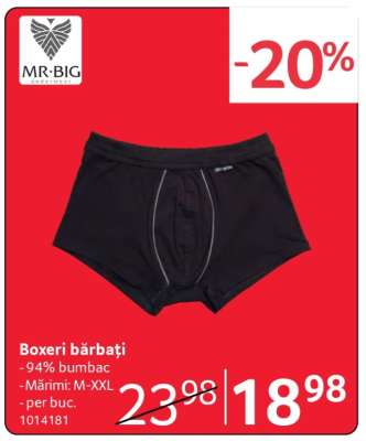 Boxeri bărbați