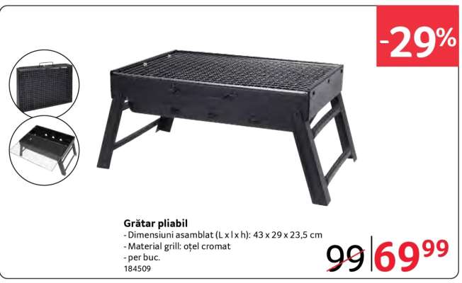 Grătar pliabil