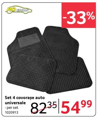 Set 4 covorașe auto universale