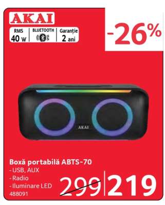Boxă portabilă ABTS-70