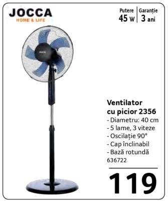 Ventilator cu picior 2356