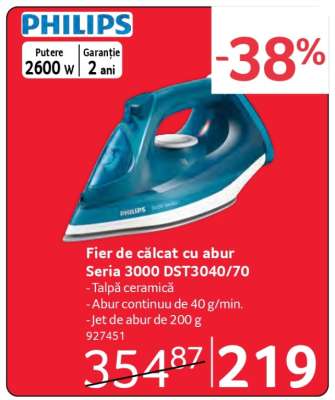 Fier de călcat cu abur Seria 3000 DST3040/70