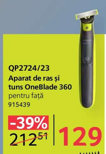 QP2724/23 Aparat de ras și tuns OneBlade 360