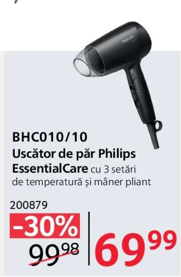 BHC010/10 Uscător de păr Philips EssentialCare