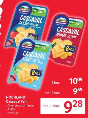 HOCHLAND Caşcaval felii