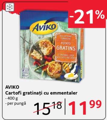 AVIKO Cartofi gratinați cu emmentaler