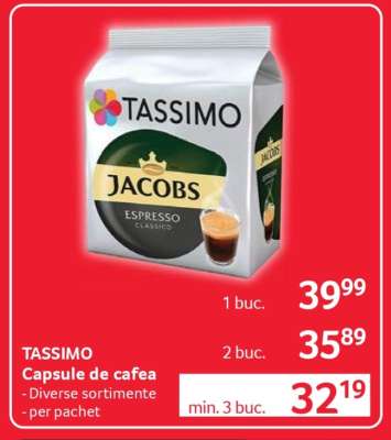 Tassimo Capsule de cafea