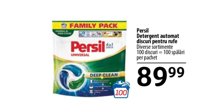 Persil Detergent automat discuri pentru rufe
