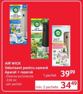 AIR WICK Odorizant pentru cameră Aparat + rezervă
