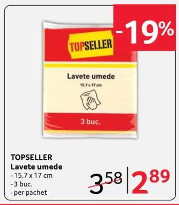 TOPSELLER Lavete umede