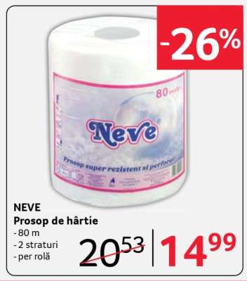NEVE Prosop de hârtie