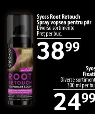 Syoss Root Retouch Spray vopsea pentru păr