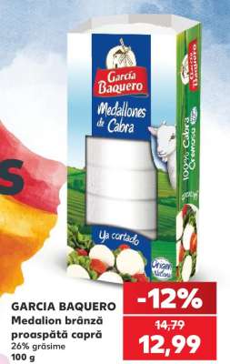 GARCIA BAQUERO Medaillon brânză proaspătă capră