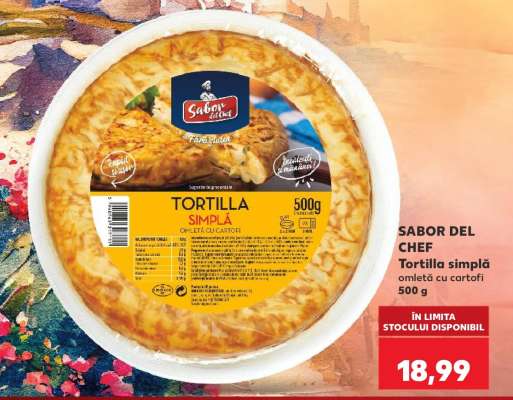 SABOR DEL CHEF Tortilla simplă