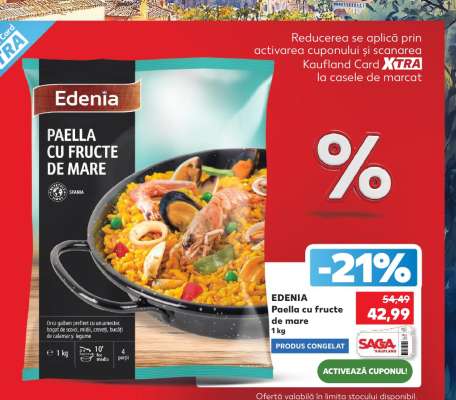 EDENIA Paella cu fructe de mare