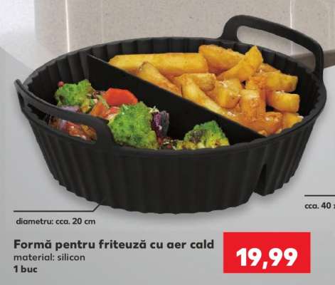 Formă pentru friteuză cu aer cald