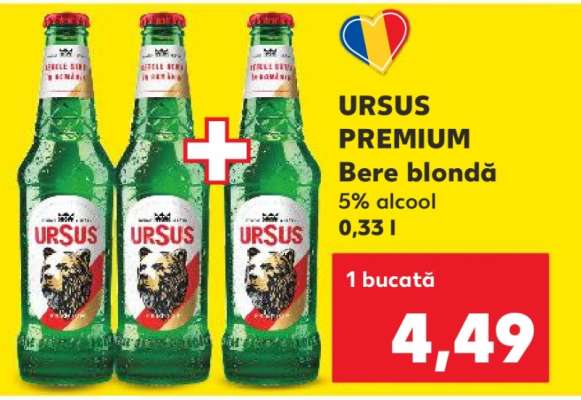 URSUS PREMIUM Bere blondă