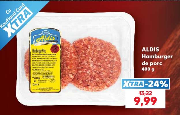 ALDIS Hamburger de porc