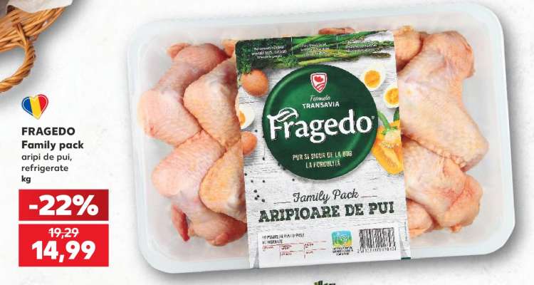 FRAGEDO Family pack aripi de pui, refrigerate kg