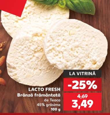 LACTO FRESH Brânză frământată de teacă