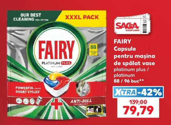 FAIRY Capsule pentru mașina de spălat vase