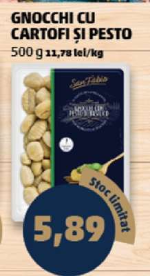 Gnocchi cu cartofi și pesto