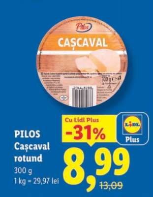 PILOS Cașcaval rotund