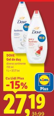 DOVE Gel de duș