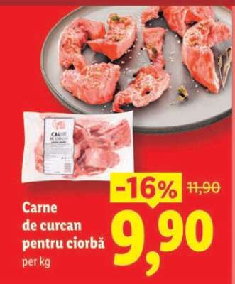 Carne de curcan pentru ciorbă