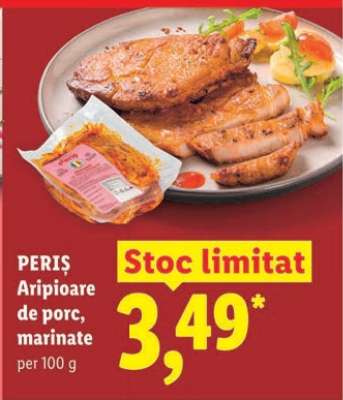 Periș Aripioare de porc marinate