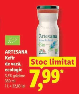 ARTESANA Kefir de vacă ecologic