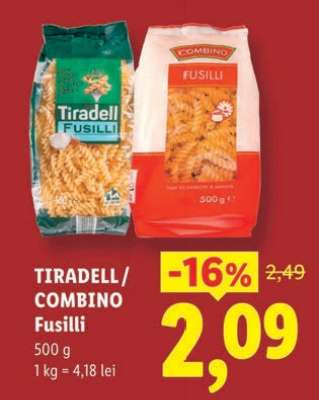 TIRADELL / COMBINO Fusilli