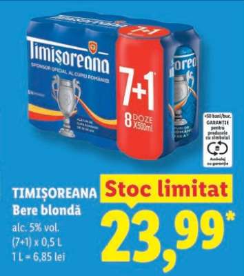 TIMIŞOREANA Bere blondă