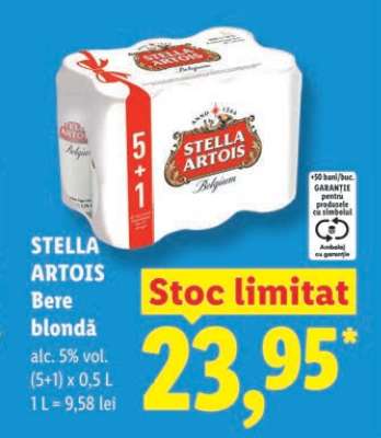 STELLA ARTOIS Bere blondă