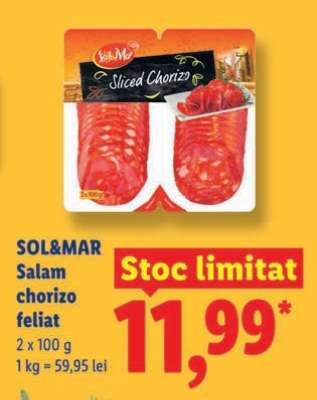 SOL&MAR Salam Chorizo feliat