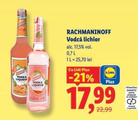 RACHMANINOFF Vodcă lichior