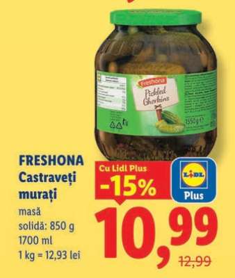 Freshona Castraveți murați