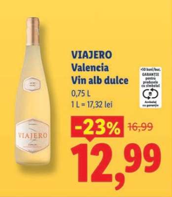 VIAJERO Valencia Vin alb dulce