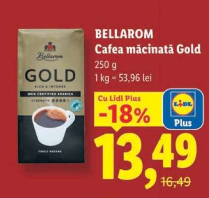 Bellarom Cafea măcinată Gold
