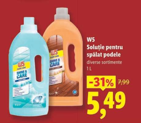 W5 Soluție pentru spălat podele