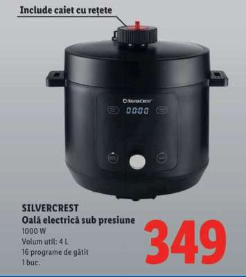 SILVERCREST Oală electrică sub presiune