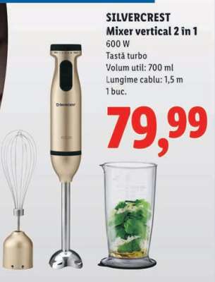 SILVERCREST Mixer vertical 2 în 1