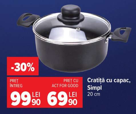 Cratiță cu capac, Simpl