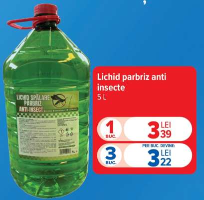 Lichid parbriz anti insecte