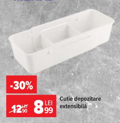 Cutie depozitare extensibilă