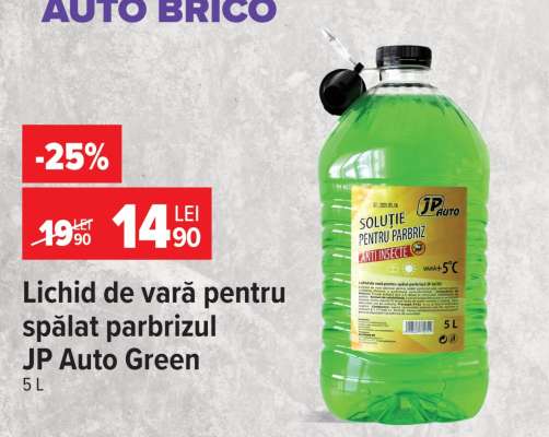 Lichid de vară pentru spălat parbrizul JP Auto Green