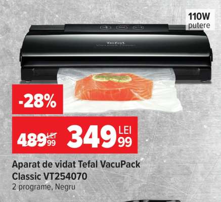 Aparat de vidat Tefal VacuPack Classic VT254070
