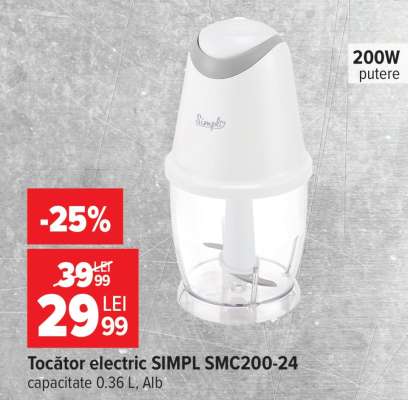 Tocător electric Simpl SMC200-24