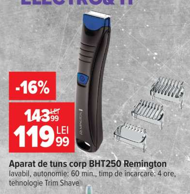 Aparat de tuns corp BHT250 Remington